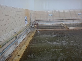東八甲田温泉のぬる湯と圧注浴