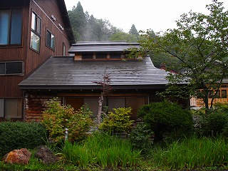 蔦温泉旅館の久安の湯の湯小屋