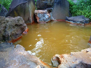 白馬龍神温泉の露天風呂