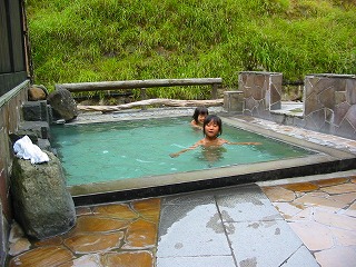奥子安峡大湯温泉 阿部旅館の露天風呂