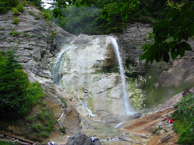 川原毛大湯滝の滝
