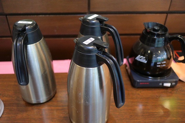 セルフドリンク、コーヒー、日本茶
