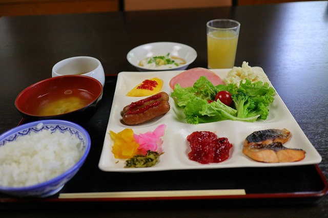 酸ヶ湯の朝食一例