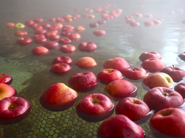 苹果の湯のりんご