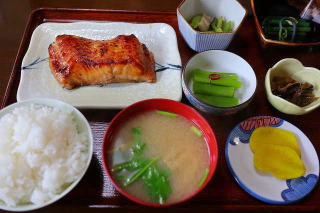 ギンポウの焼き魚定食