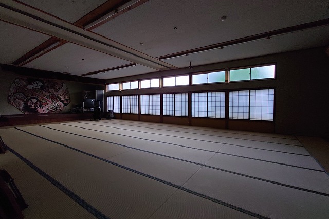 旅館山陽の宴会場