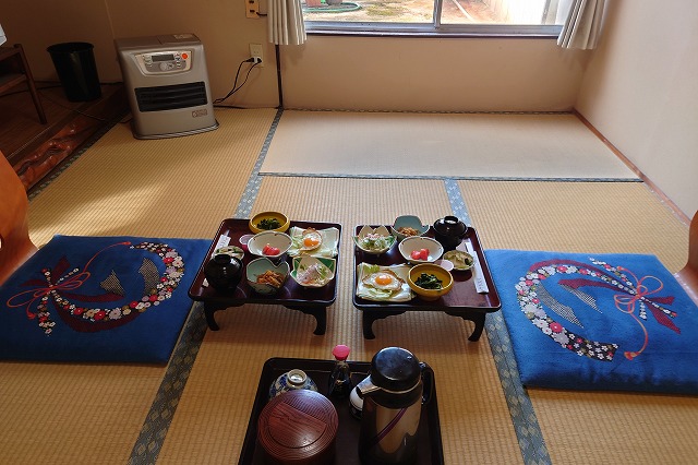 旅館山陽の朝食