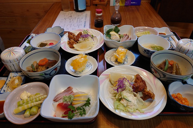 正観湯温泉旅館の夕食