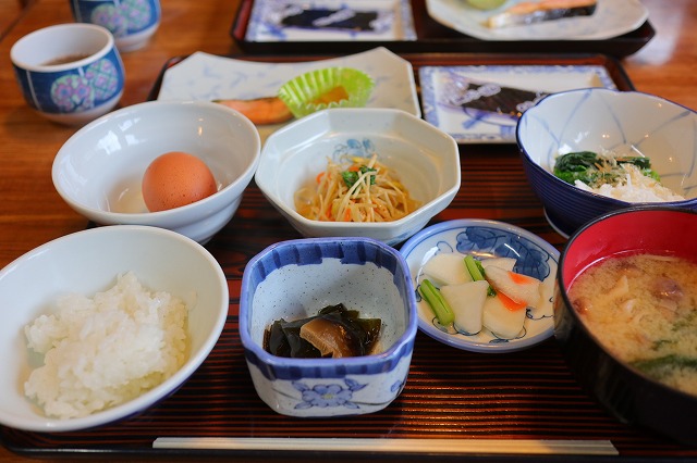 正観湯温泉旅館の朝食