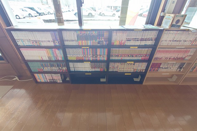 館内のマンガ