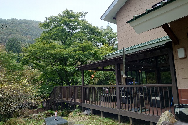休石温泉　太田屋のテラス