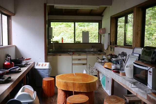 旅館 二階堂の炊事場