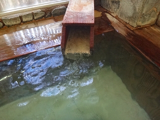 幕川温泉水戸屋旅館の湯口