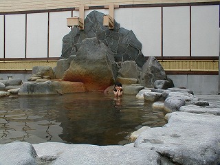 高崎天神の湯の露天風呂