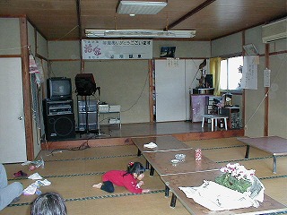 湯端温泉の休憩室