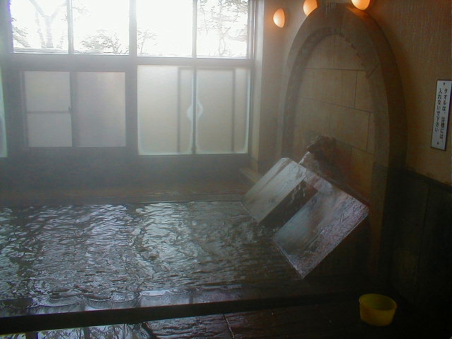 伊香保温泉 石段の湯の浴室