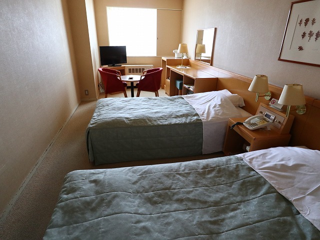 草津温泉ホテルリゾートの客室(ツインルーム)