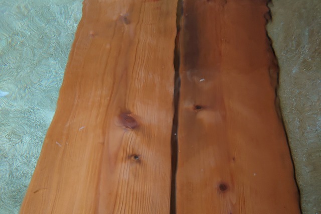 ホテル光山荘の湯の花