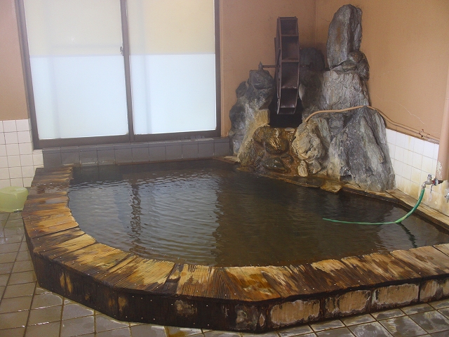大胡温泉三山の湯の浴室