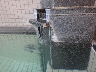 尾瀬ぶらり館の内湯の湯口