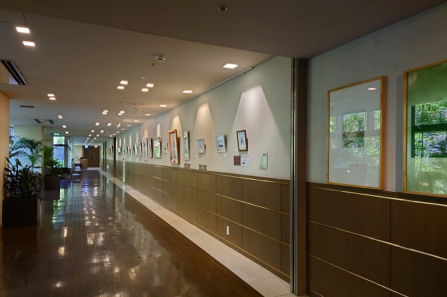 館内のギャラリーっぽいところ