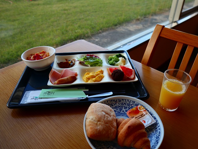 休暇村大久野島の朝食