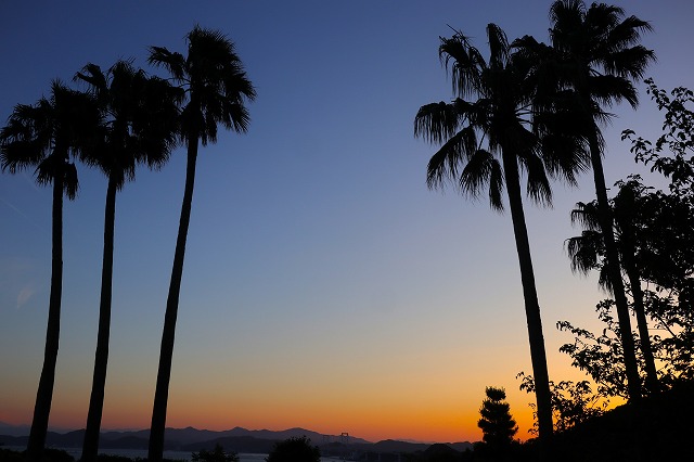 淡路島の夕暮れ