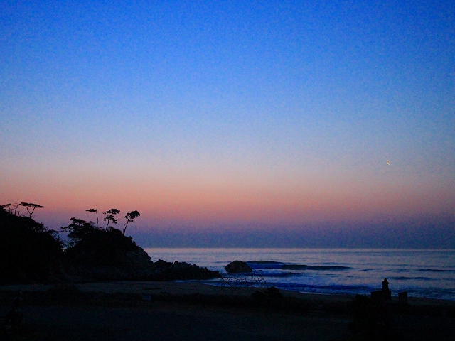 夜明け前の太田尻海岸