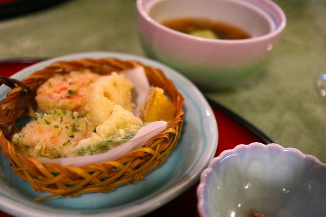 夕食の天婦羅