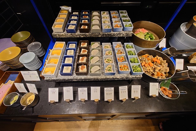 朝食ビュッフェ