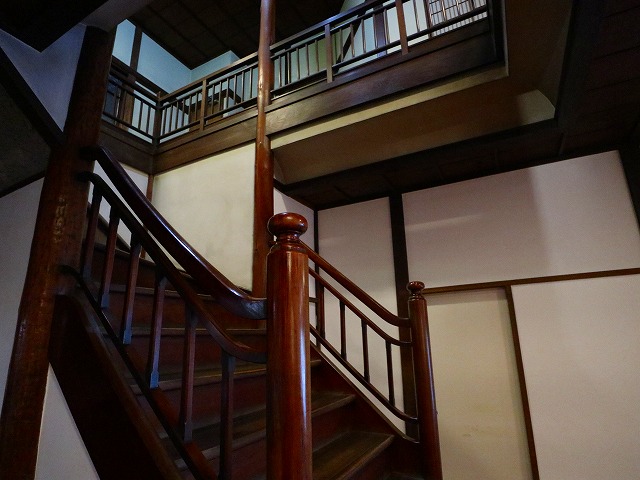 環翠楼の階段
