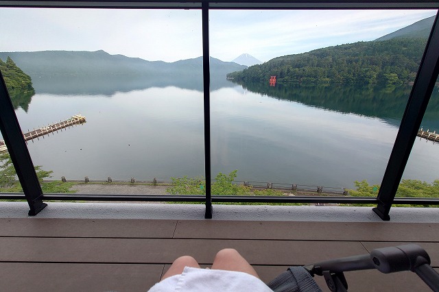 朝サウナからの景色