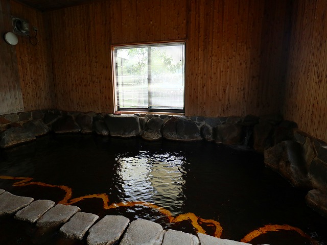 竹の倉山荘のお風呂の段差