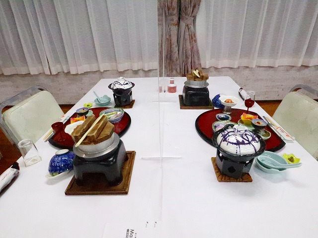 山鹿温泉富士ホテルの夕食