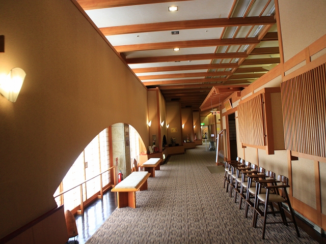 鳴子ホテルの廊下
