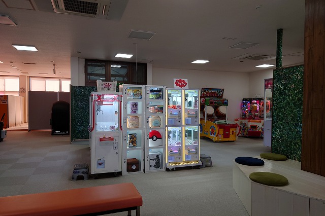 ロビーのゲームコーナー