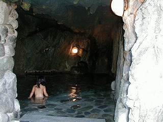 昼神温泉 湯元ホテル阿智川の洞窟風呂