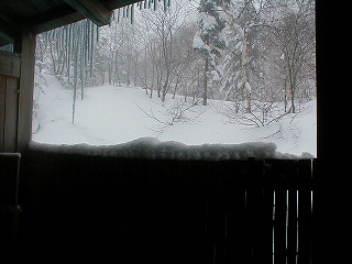 熊の湯温泉熊の湯ホテルの雪景色