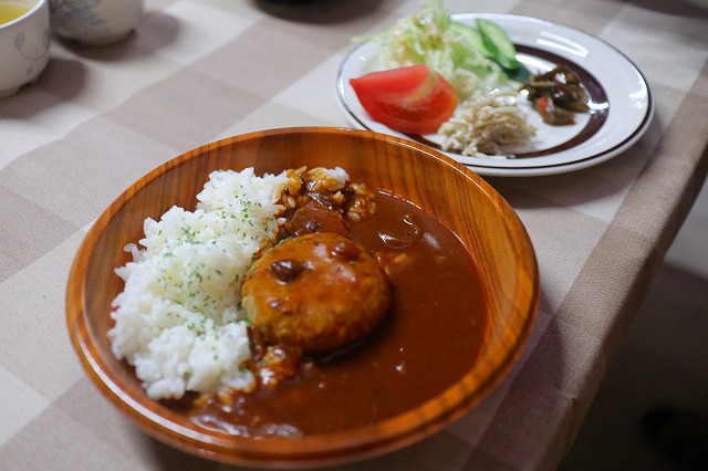 白馬鑓温泉小屋の夕食