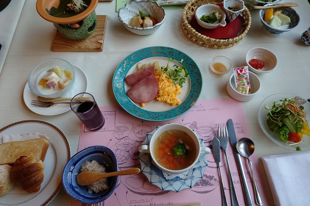 上林ホテル仙壽閣の朝食