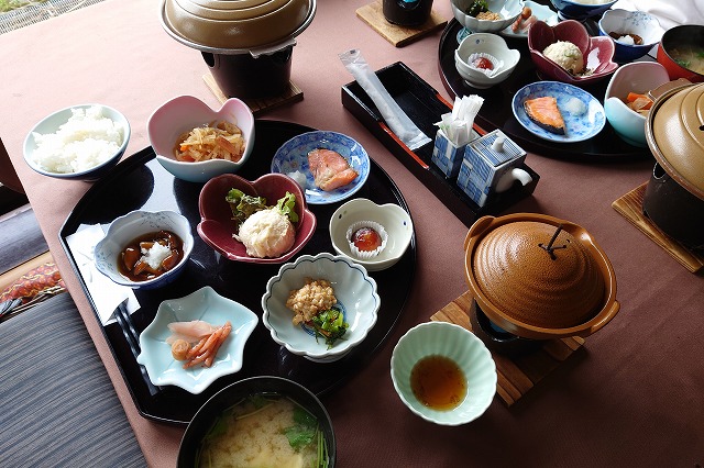 碧水荘の朝食