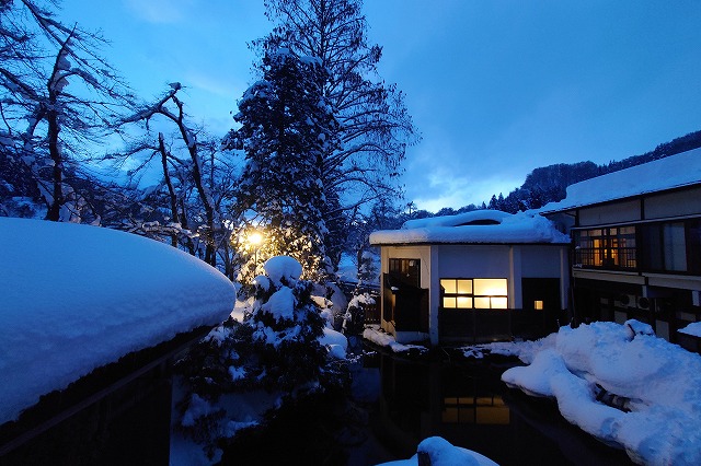 しなの荘の雪景色