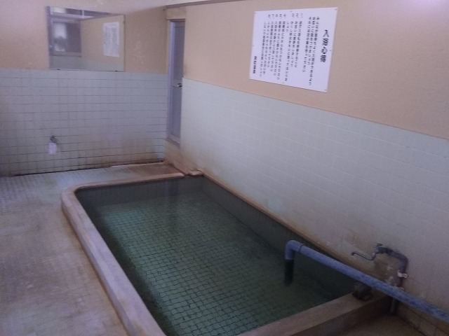 京町温泉の浴室
