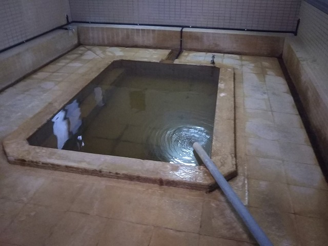 的ヶ浜温泉の浴槽