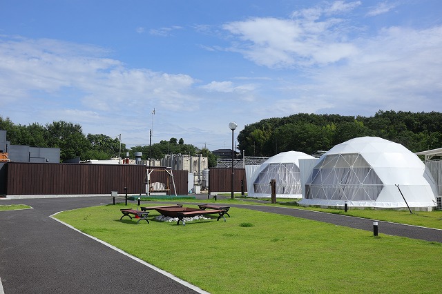 ドームテントの外観