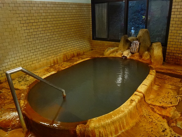 温泉津温泉　薬師湯の浴室