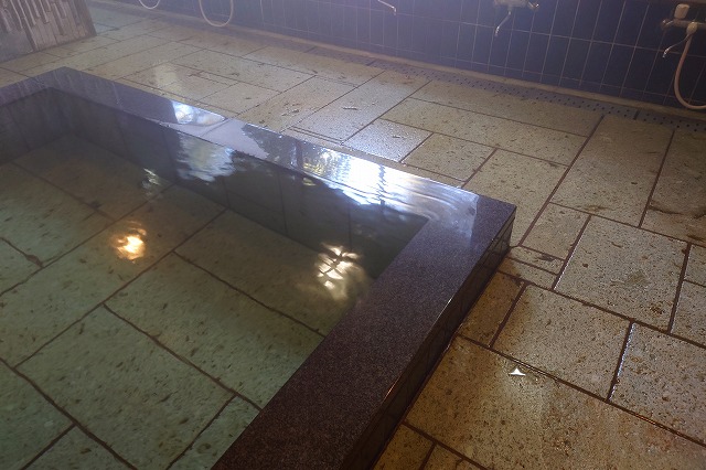 ホテル緑風園の内湯浴槽