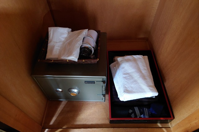 金庫、タオル、ドライヤー、浴衣