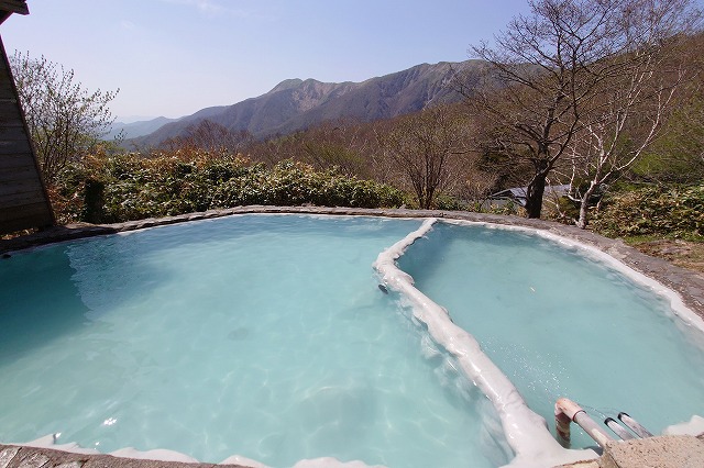 三斗小屋温泉の眺め