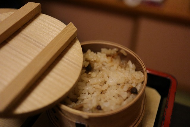 湯元板屋の夕食ゴハン